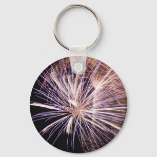 White Fireworks Sleutelhanger