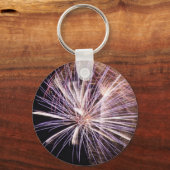 White Fireworks Sleutelhanger (Voorkant)