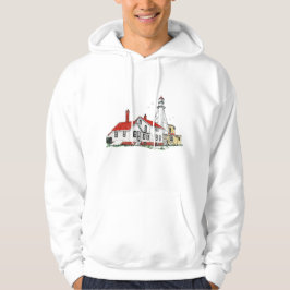 White Fish Point-vuurtoren Michigan Hoodie