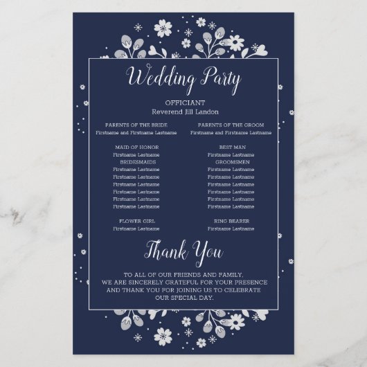 White Floral (Achterkant)