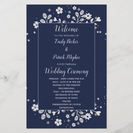 White Floral (Voorkant)