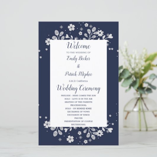 White Floral (Staand voorkant)