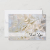 White Floral bedankt je voor je sympathie (Voorkant)