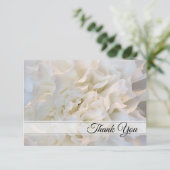 White Floral bedankt je voor je sympathie (Staand voorkant)