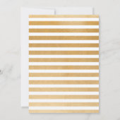 White Floral Calligraphy Baby Sprinkle Invitation Kaart (Achterkant)