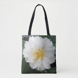 White Floral Camellia Flower Tas