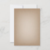 White Floral Cardstock geïnspireerd om de datum op Save The Date (Achterkant)