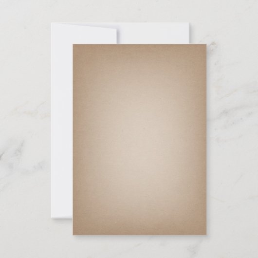 White Floral Cardstock geïnspireerd om de datum op Save The Date (Achterkant)
