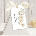 White Floral Elegant Romantic Wedding Gift Labels Cadeaulabel<br><div class="desc">Een elegante zachte witte bruiloft roos floral. Pas gemakkelijk en snel met uw gebeurtenisdetails aan,  druk eenvoudig de pas het knoop aan. Coördinatie achterzijde is inbegrepen. Overeenkomende objecten om je collectie te voltooien zijn beschikbaar in onze Zazzle winkel!</div>