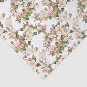 White Floral Elegant Tissuepapier (Detail)