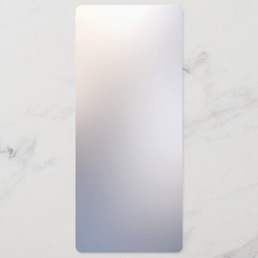 White Floral Flourish Menu (Achterkant)