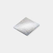 White Floral Flourish Post merkt op Post-it® Notes (Schuin)