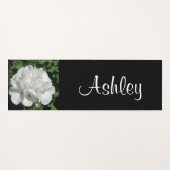 White Floral fotografie Yogamat (Voorkant (horizontaal))