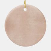 White Floral Geometric Godmoeder met kerstcadeau Keramisch Ornament (Achterkant)