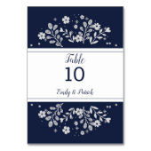 White Floral Kaart (Achterkant)