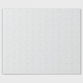 White Floral Lace Flowers Gift Wrapping Paper Cadeaupapier (Vlak)