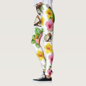 White Floral Leggings (Links)