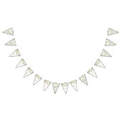 White Floral mammie om banner te gooien (Alle)