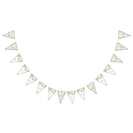 White Floral mammie om banner te gooien