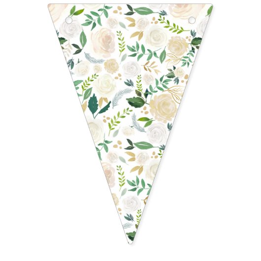 White Floral mammie om banner te gooien (Tweede vlag)