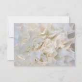 White Floral Marriage/Elopement Announounding Aankondiging (Achterkant)