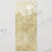 White Floral  Menu (Achterkant)