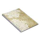 White Floral Notitieboek (Rechterzijde)