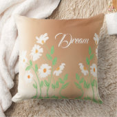 White Floral Ontworpen Kussen (Deken)