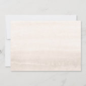 White Floral Pampas Grass Elegant Engagement Party Kaart (Achterkant)