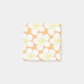 White Floral Pattern Post-it® Notes (Voorkant)