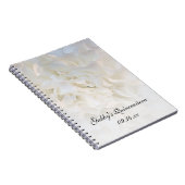 White Floral Quinceañera Guest Book Notitieboek (Rechterzijde)