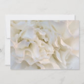 White Floral Quinceañera Save the Date (Achterkant)
