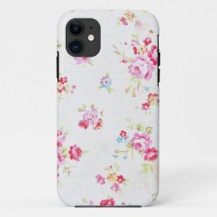 White Floral Shabby Chic iPhone 5/5s iPhone 11 Hoesje