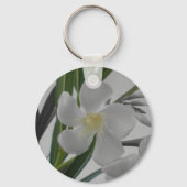 White Floral Sleutelhanger (Voorkant)
