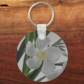 White Floral Sleutelhanger (Voorkant)