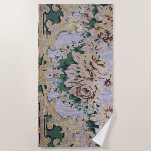 White Floral Strandlaken (Voorkant)