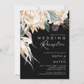 White Floral | Uitnodiging tot het ontvangen van z (Voorkant)