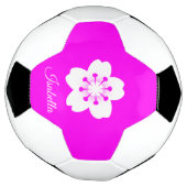 White Floral Voetbal (Gedraaid)