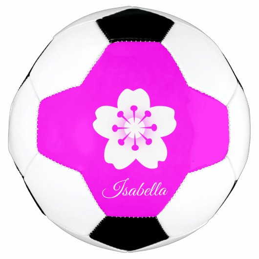 White Floral Voetbal (Voorkant)