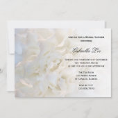 White Floral Vrijgezellenfeest Kaart (Voorkant)