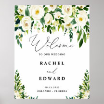 White Floral Wedding