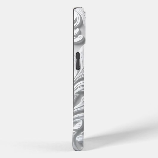 White Flourish iPhone / iPad-hoesje Case-Mate iPhone Case (Achterkant / Rechts)