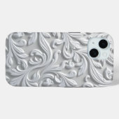 White Flourish iPhone / iPad-hoesje Case-Mate iPhone Case (Achterkant (horizontaal))