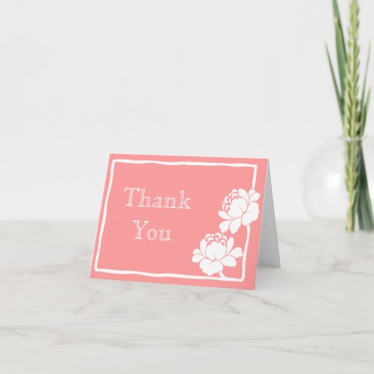 White Flower bedankt (Voorkant)