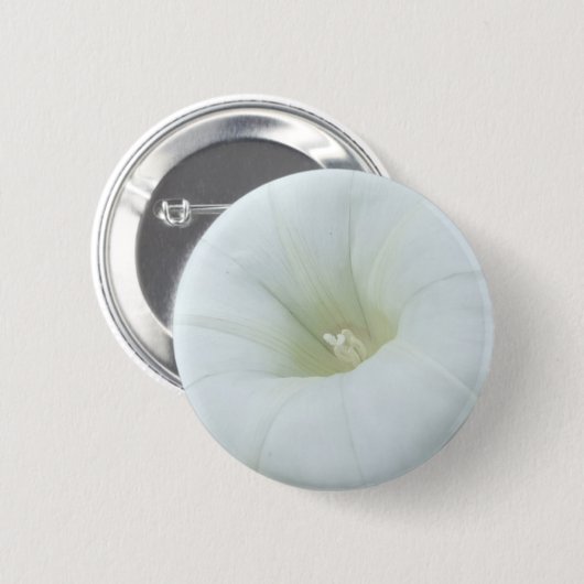 White Flower Button (Voorkant /achterkant)