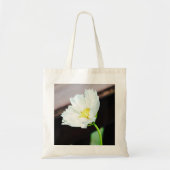White Flower Canvas tas (Voorkant)