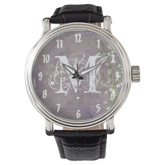 White Flower Country Lace Wrist Watch Horloge (Voorkant)