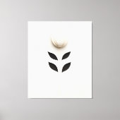 White Flower Design Canvas Afdruk (Voorkant)