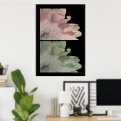 White Flower Flower Poster Print (Thuiskantoor)