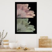 White Flower Flower Poster Print (Keuken)